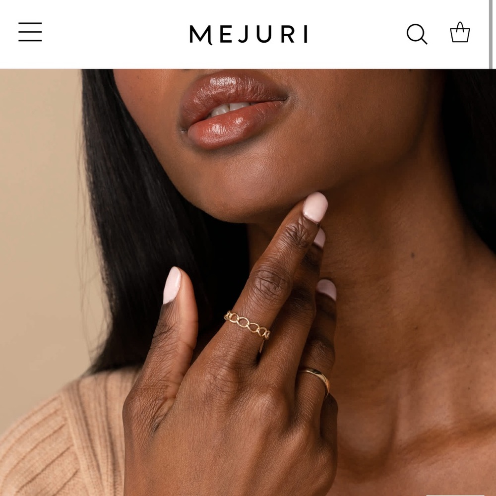 Mejuri braided ring